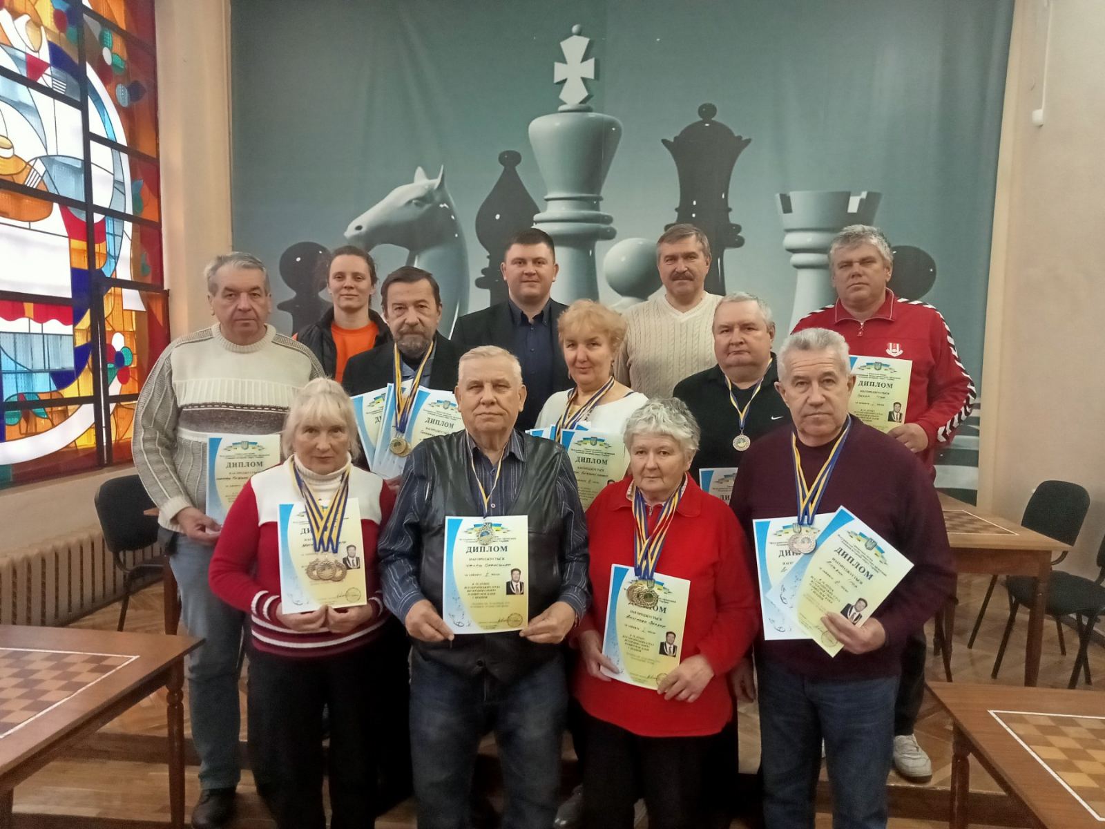 Шість чемпіонатів України з шашок в Білій Церкві. фото