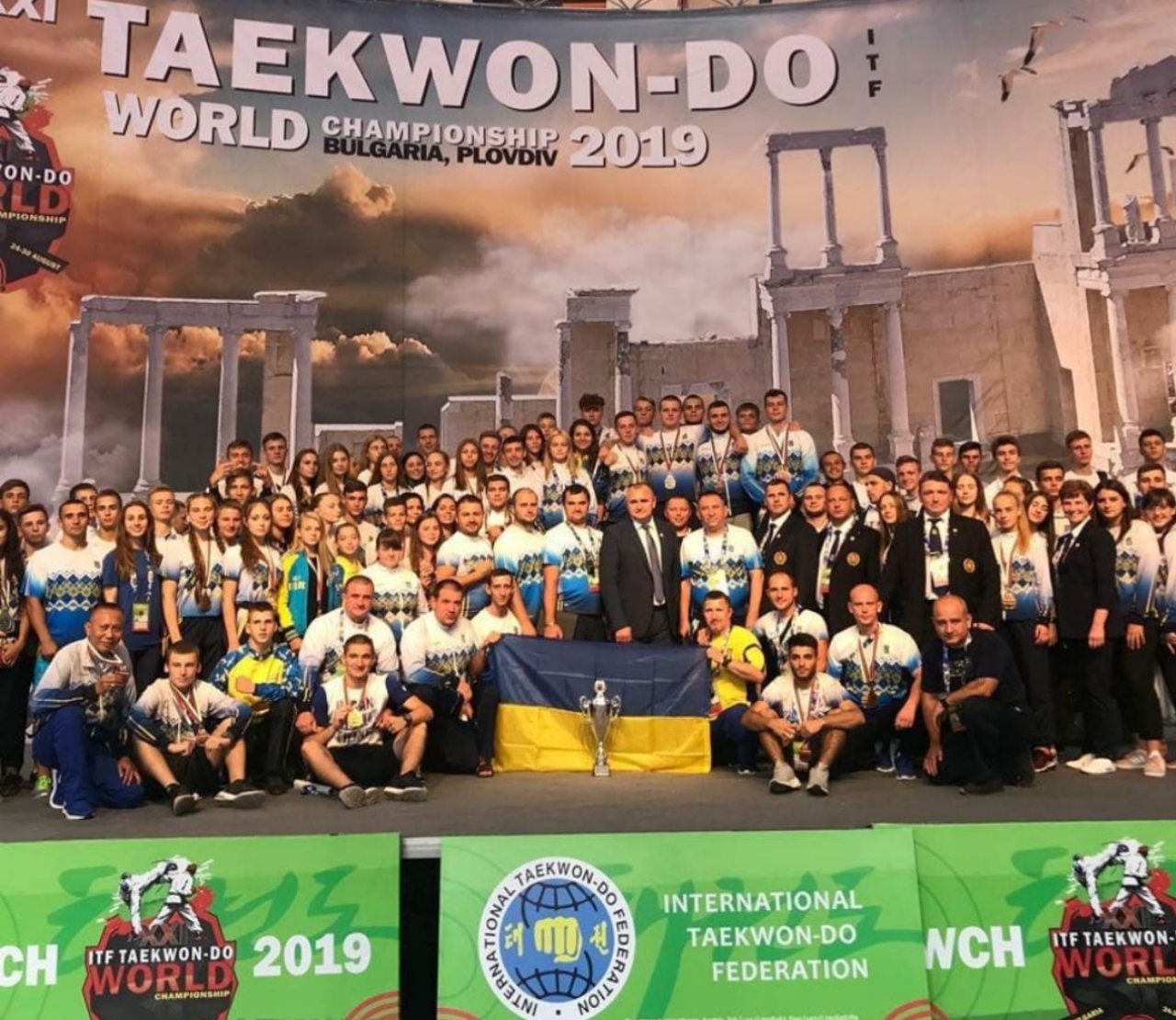 Ук Дара Чан та Юрій Севастюк, чемпіонат світу з таеквондо. Фото