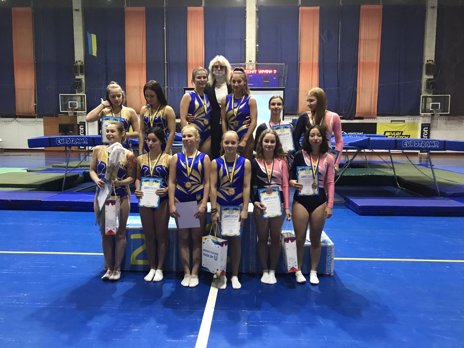 Командний чемпіонат України зі стрибків на батуті. фото